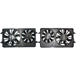 Order APDI - 6016125 - Dual Radiator and Condenser Fan Assembly For Your Vehicle