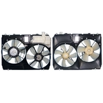 Order APDI - 6034141 - Dual Radiator and Condenser Fan Assembly For Your Vehicle