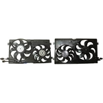 Order APDI - 6035101 - Dual Radiator and Condenser Fan Assembly For Your Vehicle