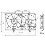 Order Radiator And Condenser Fan Assembly by TYC - 620820 For Your Vehicle