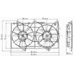 Order Radiator And Condenser Fan Assembly by TYC - 620860 For Your Vehicle