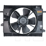 Order Radiator And Condenser Fan Assembly by TYC - 621450 For Your Vehicle