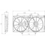 Order Radiator And Condenser Fan Assembly by TYC - 622760 For Your Vehicle