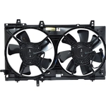 Order Radiator And Condenser Fan Assembly by UAC - FA50153C For Your Vehicle