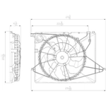 Order Radiator Cooling Fan Assembly - HY3115130 For Your Vehicle