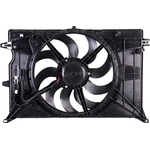 Order Radiator Cooling Fan Assembly by SHERMAN PARTS - 038-421U For Your Vehicle