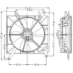 Order Radiator Fan Assembly by GLOBAL PARTS DISTRIBUTORS - 2811245 For Your Vehicle