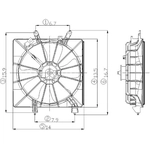 Order assemblage de ventilateur de radiateur de GLOBAL PARTS DISTRIBUTORS - 2811277 For Your Vehicle