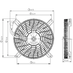 Order Radiator Fan Assembly by GLOBAL PARTS DISTRIBUTORS - 2811404 For Your Vehicle
