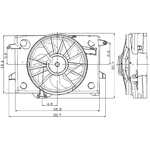 Order Radiator Fan Assembly by GLOBAL PARTS DISTRIBUTORS - 2811484 For Your Vehicle