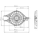 Order Radiator Fan Assembly by GLOBAL PARTS DISTRIBUTORS - 2811546 For Your Vehicle