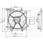 Order Radiator Fan Assembly by TYC - 600550 For Your Vehicle
