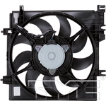 Order Radiator Fan Assembly by TYC - 601260 For Your Vehicle