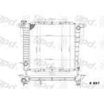 Order Radiator by GLOBAL PARTS DISTRIBUTORS - 897C For Your Vehicle