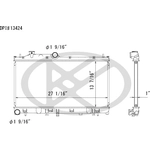 Order Radiator by KOYORAD - A13424 For Your Vehicle