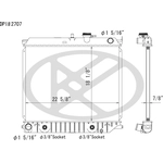 Order Radiator by KOYORAD - A2707 For Your Vehicle
