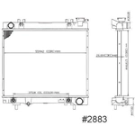 Order Radiator - MI3010212 For Your Vehicle