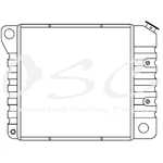 Order OSC - 571 - Engine Coolant Radiateur For Your Vehicle