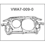 Order Radiator Support - VW1225119 For Your Vehicle