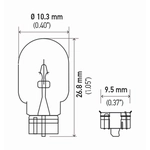 Order Radio Light by HELLA - 158TB For Your Vehicle