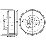 Order ATE - 480051 - Brake Drum For Your Vehicle