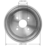 Order BENDIX GLOBAL - PDR0515 - Tambour de frein arrière For Your Vehicle