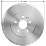 Order Tambour de frein arrière de BENDIX GLOBAL - PDR0843 For Your Vehicle