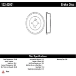 Order Rear Brake Drum by CENTRIC PARTS - 122.42001 For Your Vehicle