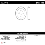 Order Rear Brake Drum by CENTRIC PARTS - 122.44040 For Your Vehicle
