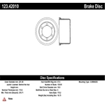 Order Rear Brake Drum by CENTRIC PARTS - 123.42010 For Your Vehicle