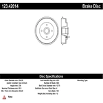 Order Tambour de frein arrière par CENTRIC PARTS - 123.42014 For Your Vehicle
