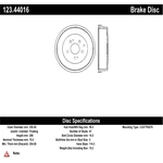 Order Rear Brake Drum by CENTRIC PARTS - 123.44016 For Your Vehicle