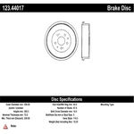 Order Rear Brake Drum by CENTRIC PARTS - 123.44017 For Your Vehicle