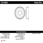 Order Rear Brake Drum by CENTRIC PARTS - 123.44020 For Your Vehicle