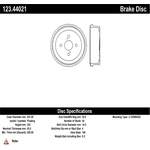 Order Rear Brake Drum by CENTRIC PARTS - 123.44021 For Your Vehicle