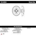 Order Rear Brake Drum by CENTRIC PARTS - 123.44034 For Your Vehicle