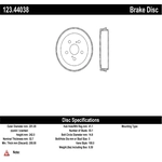 Order Rear Brake Drum by CENTRIC PARTS - 123.44038 For Your Vehicle
