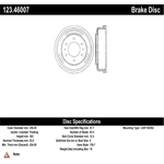 Order Tambour de frein arrière de CENTRIC PARTS - 123.46007 For Your Vehicle