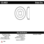 Order Rear Brake Drum by CENTRIC PARTS - 123.46021 For Your Vehicle