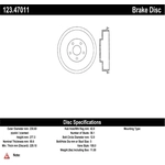 Order Rear Brake Drum by CENTRIC PARTS - 123.47011 For Your Vehicle
