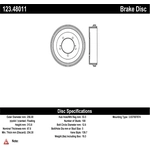 Order Rear Brake Drum by CENTRIC PARTS - 123.48011 For Your Vehicle