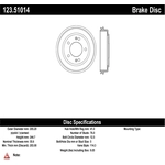 Order Rear Brake Drum by CENTRIC PARTS - 123.51014 For Your Vehicle
