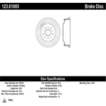 Order Rear Brake Drum by CENTRIC PARTS - 123.61005 For Your Vehicle