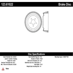 Order Rear Brake Drum by CENTRIC PARTS - 123.61022 For Your Vehicle