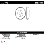 Order Rear Brake Drum by CENTRIC PARTS - 123.61042 For Your Vehicle
