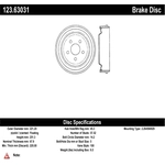 Order Rear Brake Drum by CENTRIC PARTS - 123.63031 For Your Vehicle