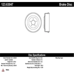 Order Rear Brake Drum by CENTRIC PARTS - 123.63047 For Your Vehicle
