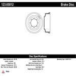 Order Rear Brake Drum by CENTRIC PARTS - 123.65012 For Your Vehicle