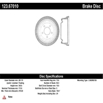 Order Rear Brake Drum by CENTRIC PARTS - 123.67010 For Your Vehicle