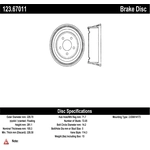 Order Tambour de frein arrière de CENTRIC PARTS - 123.67011 For Your Vehicle